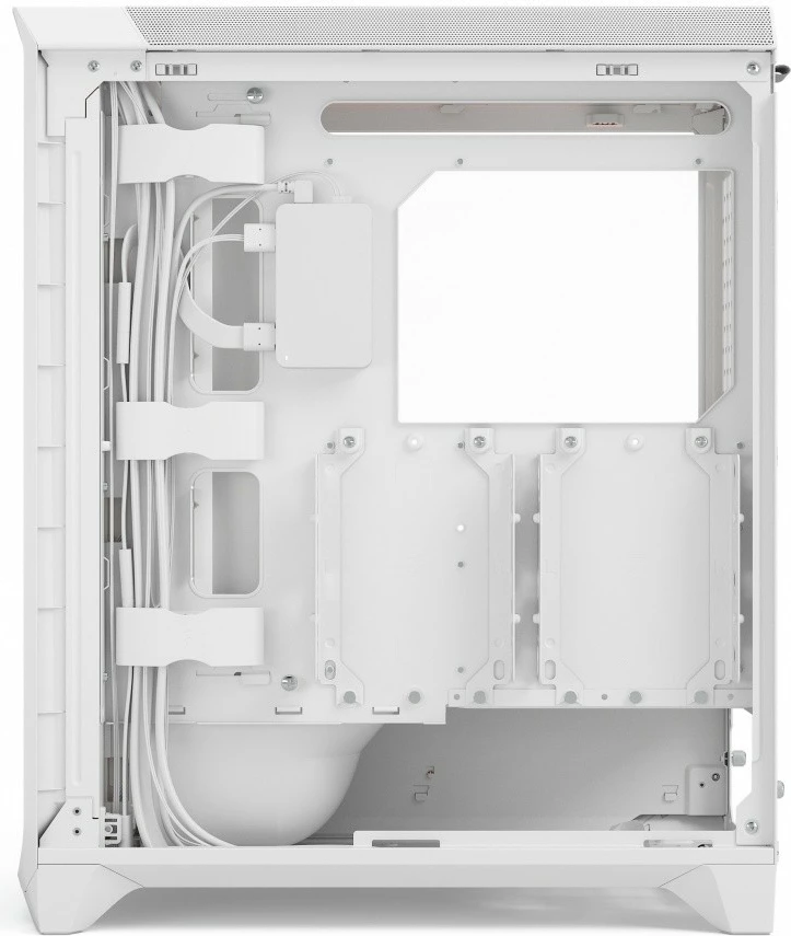 Kasë Fractal Design Meshify 3 Ambience ProRGB White TG Clear, ATX, RGB, Xham i temperuar, E bardhë