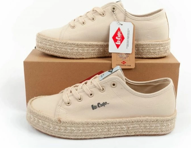 Këpucë femra Lee Cooper, bezhë