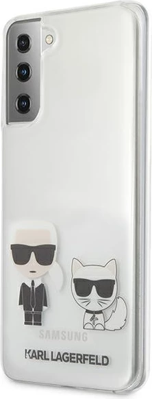 Mbështjellës Karl Lagerfeld KLHCS21MCKTR për Samsung Galaxy S21+, Transparent