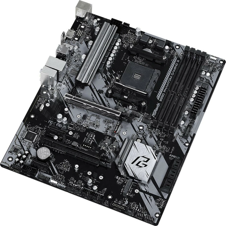Pllakë amë ASRock B550 Phantom Gaming 4, Socket AM4, ATX, e zezë