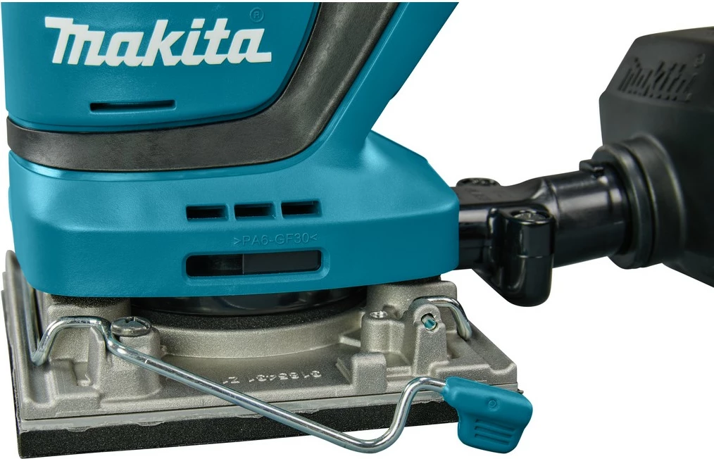 Lëmues orbital Makita DBO484Z, 18V, 2 shpejtësi, zi/kaltër