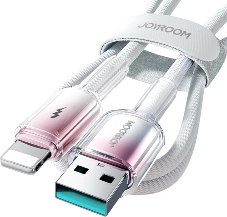 Kabllo USB-A në Lightning Joyroom S-A42, 1.2m, e bardhë