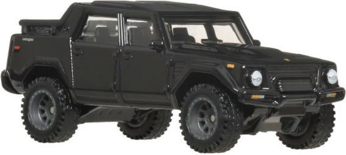 Maket makine 1:64, Hot Wheels Fast & Furious, Lamborghini LM002 HNW46/JBL86, metal me goma Real Riders, e zezë