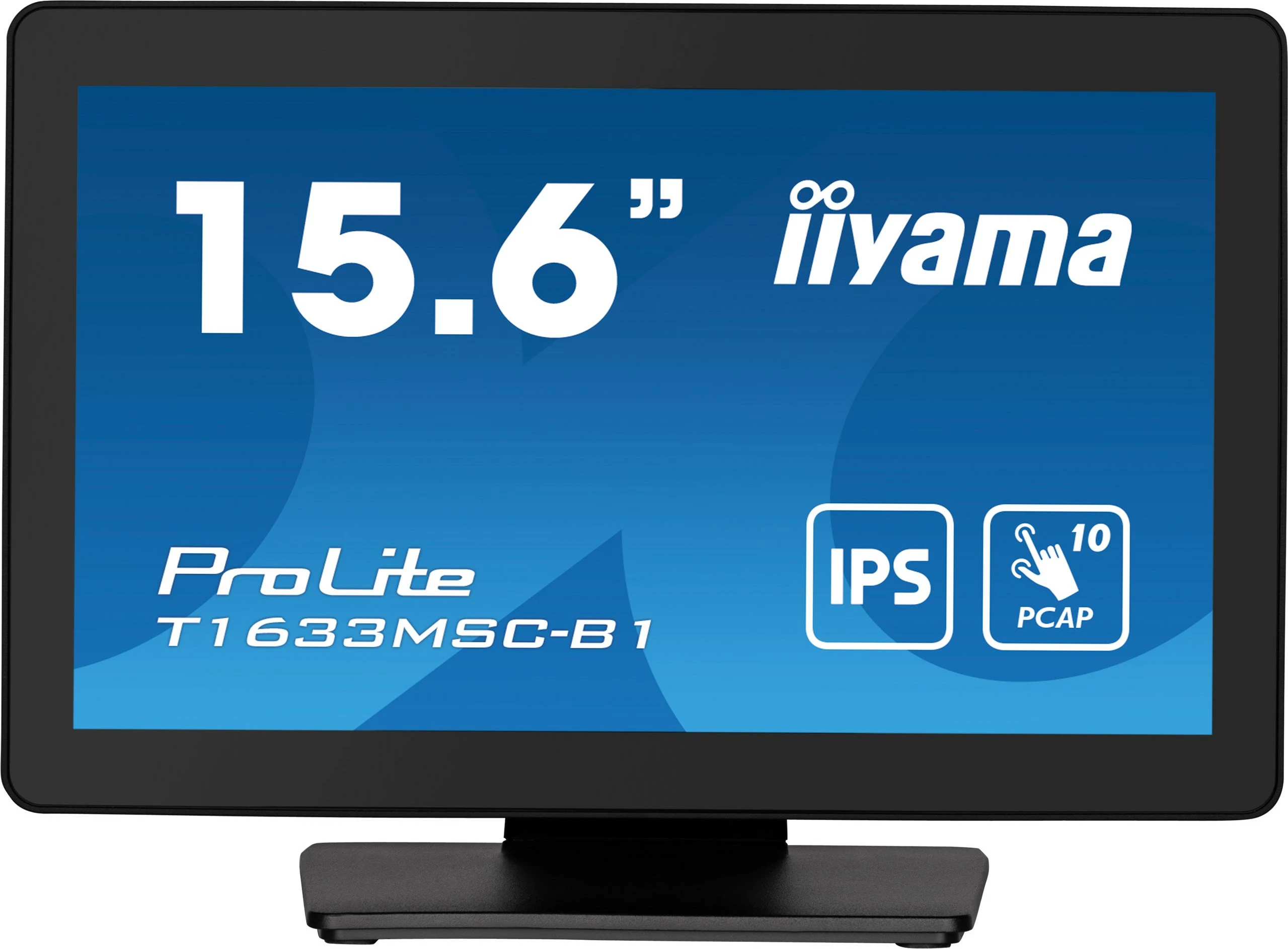 Monitor iiyama ProLite T1633MSC-B1, 15.6", Full HD, LCD, i zi