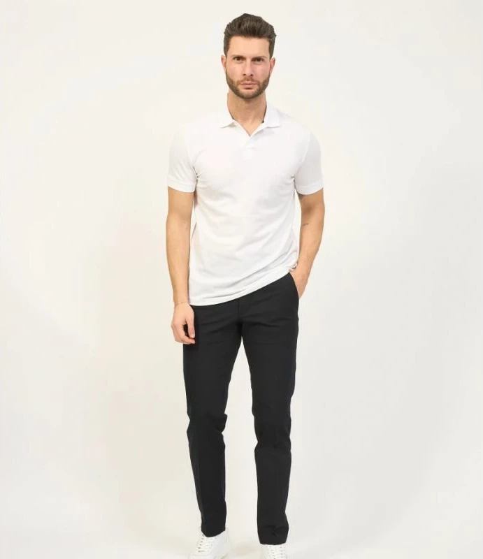 Maicë polo Boss meshkuj, e bardhë