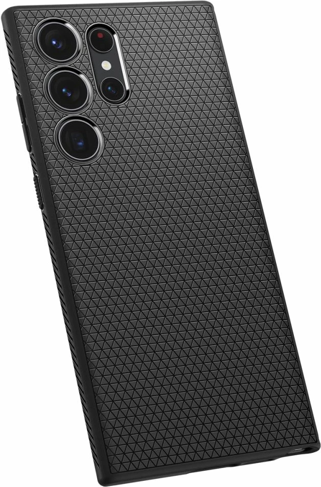 Mbështjellës Spigen Liquid Air për Samsung Galaxy S23 Ultra, Mat i zi