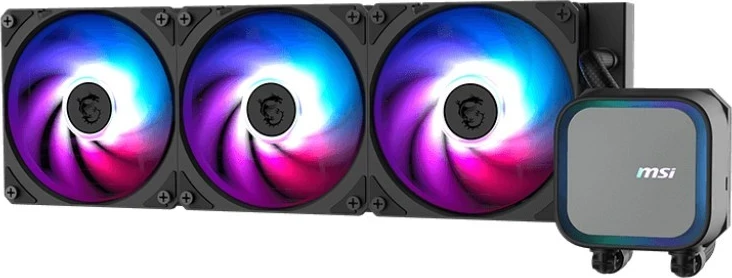 Kiti i ftohjes me ujë MSI MAG CORELIQUID A13 360, Pllakë amë, Procesor, 12 cm, Zi