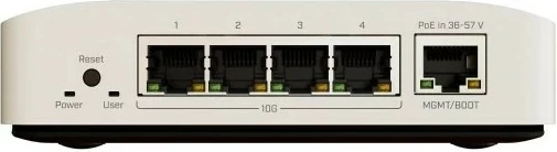 Switch MikroTik CRS304-4XG-IN, 10G Ethernet, PoE, Bardhë