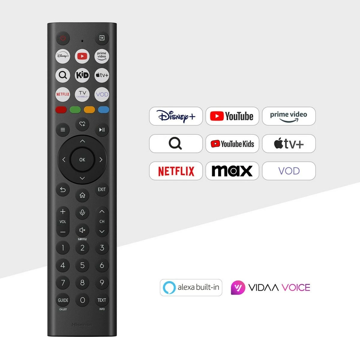 Televizor LED, Hisense, 50A6Q, 50" 4K UHD, Smart TV VIDAA, Dolby Vision, DTS Virtual:X