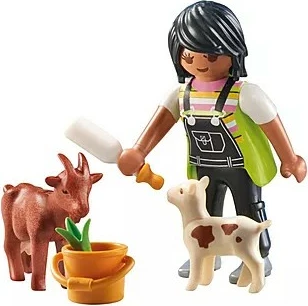 Set lodrash Playmobil Special Plus 71759, vajzë me dhi, 6 pjesë