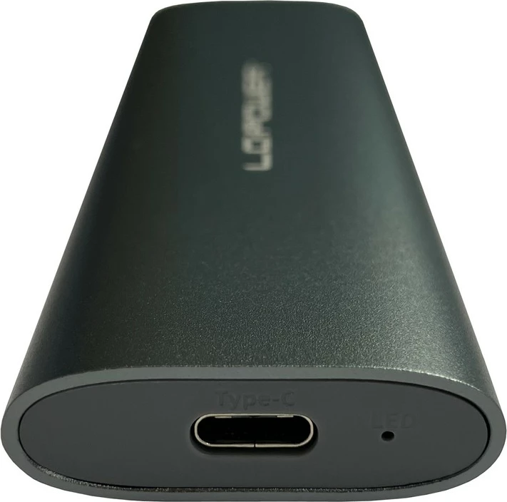 Kasë LC-Power LC-M2-C-MULTI-2 për SSD M.2, PCI Express/SATA, USB 3.2, anthracite