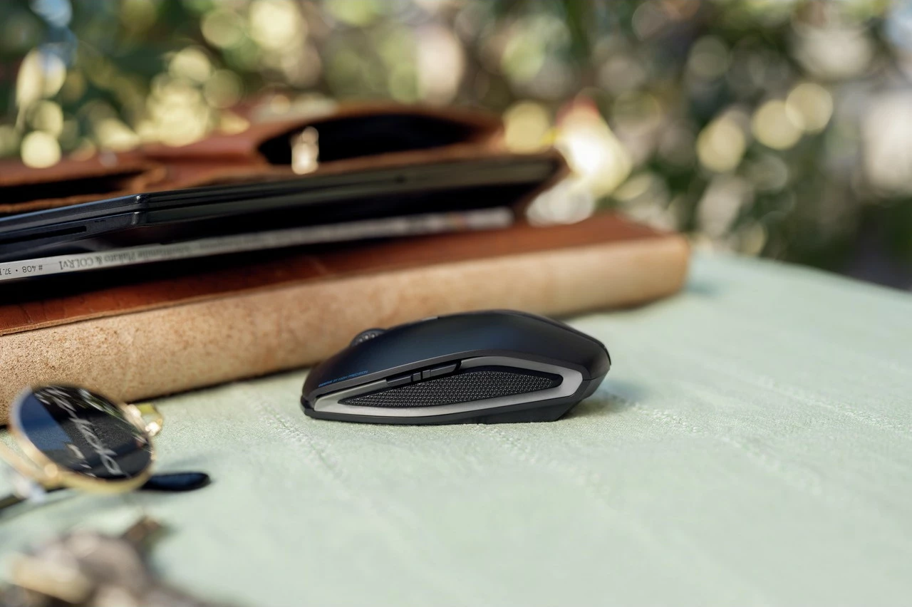 Maus Cherry GENTIX BT, Ambidextrous, Optical, Bluetooth, 2000 DPI, Black