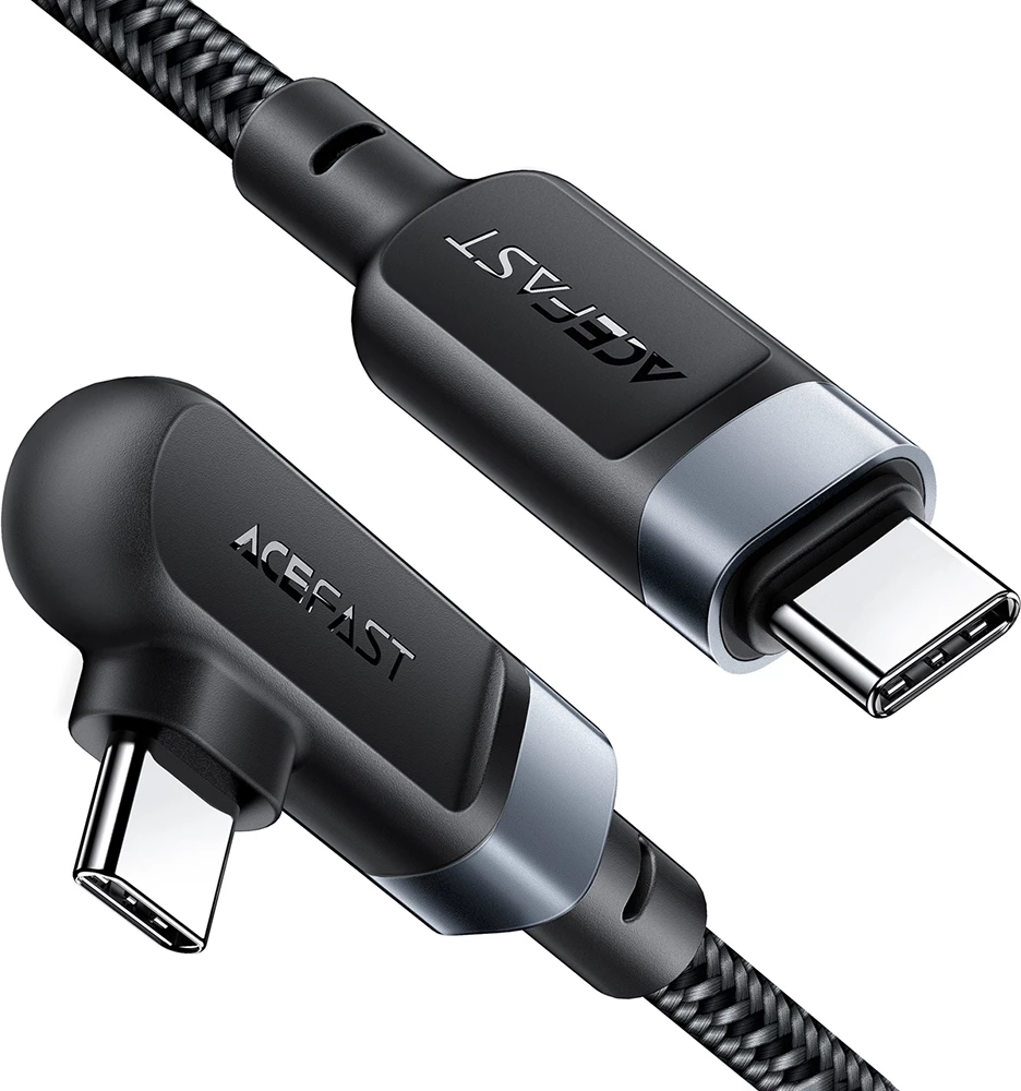 Kabllo Acefast C5-03 USB-C në USB-C, 2m, 100W, e zezë