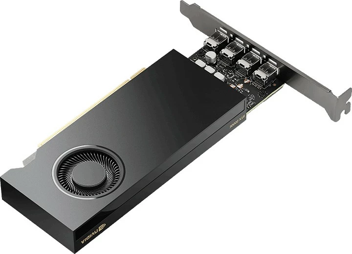 Kartelë grafike PNY Quadro RTX 2000E ADA, 16GB GDDR6, 4x mini DisplayPort, e zezë