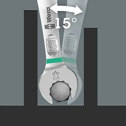 Set çelësa Wera Joker 6003, 5.5-19mm, çelik inoksi, zi