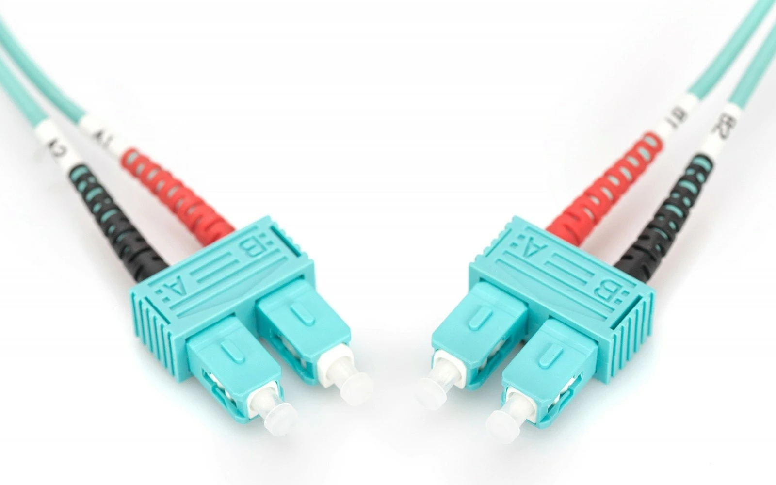 Kabllo optike Digitus DK-2522-03/3, SC-SC, Multi-mode, Duplex, 3m, Turquoise