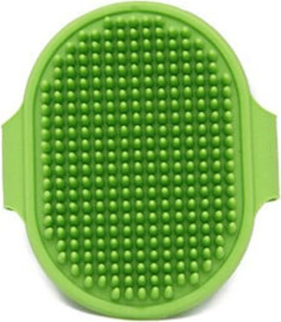 Furçë për kafshë KOOPMAN për pastrimin e qimeve, jeshile