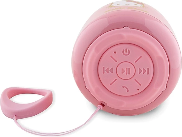 Altoparlant Bluetooth Hello Kitty Electroplate Gradient, 3W, 800mAh, Rozë