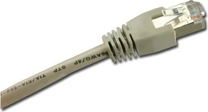 Kabllo rrjeti Sharkoon Cat6 RJ-45 0.5m gri