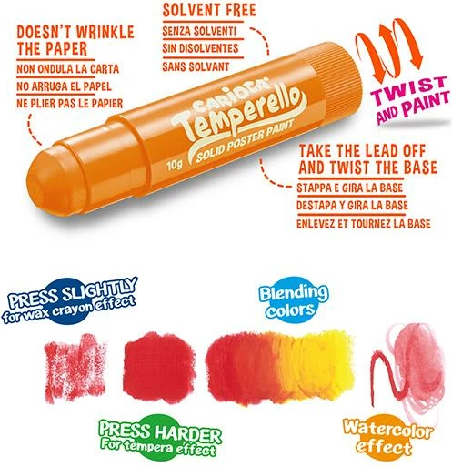 Markerë Carioca Temperello Neon 6 Ngjyra