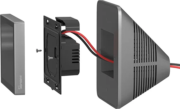 Bazë mbajtëse Sonoff StandB për NSPanel/NSPanel Pro, e zezë