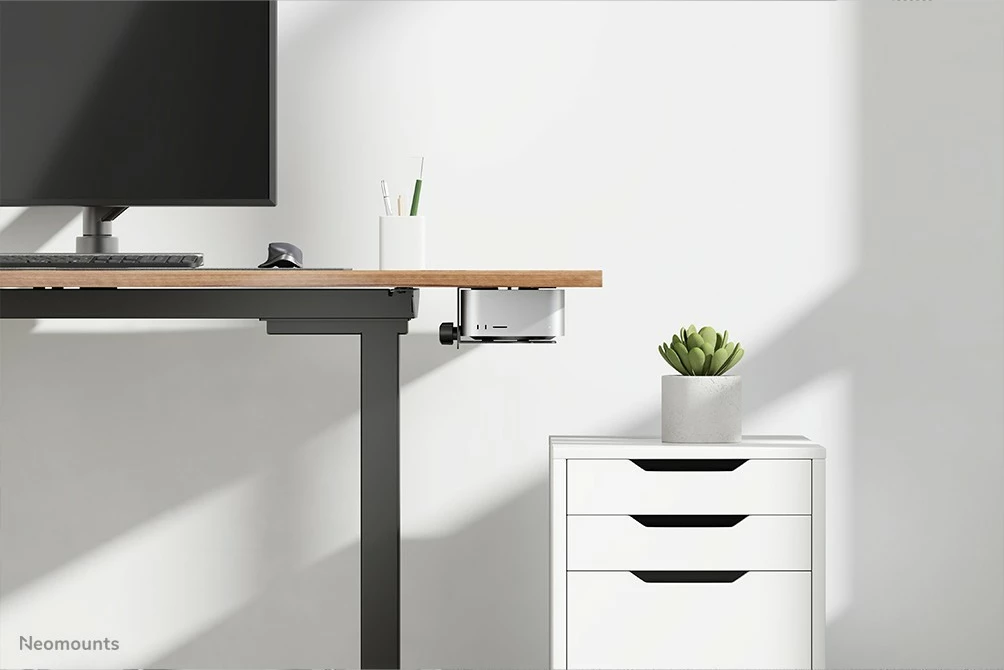 Mbajtëse Mini PC Neomounts NM-TC100BLACK, universal, montim VESA, 5 kg, e zezë