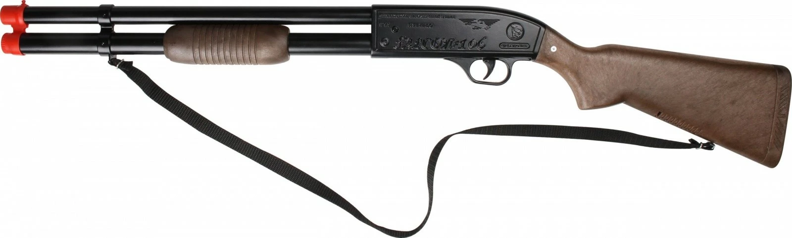 Shotgun lodër Pulio Gonher Metal Police, metal, 79 cm, zi/kafe