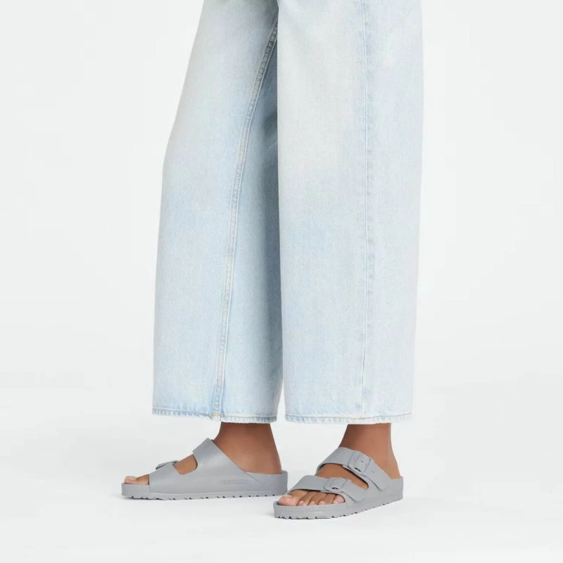 Flip-Flops për femra Birkenstock, gri/argjend