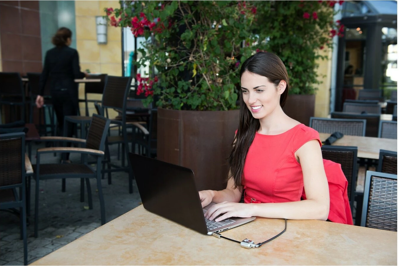 Kensington MiniSaver Lock, 1.8 m, çelës, çelik karboni, e zezë