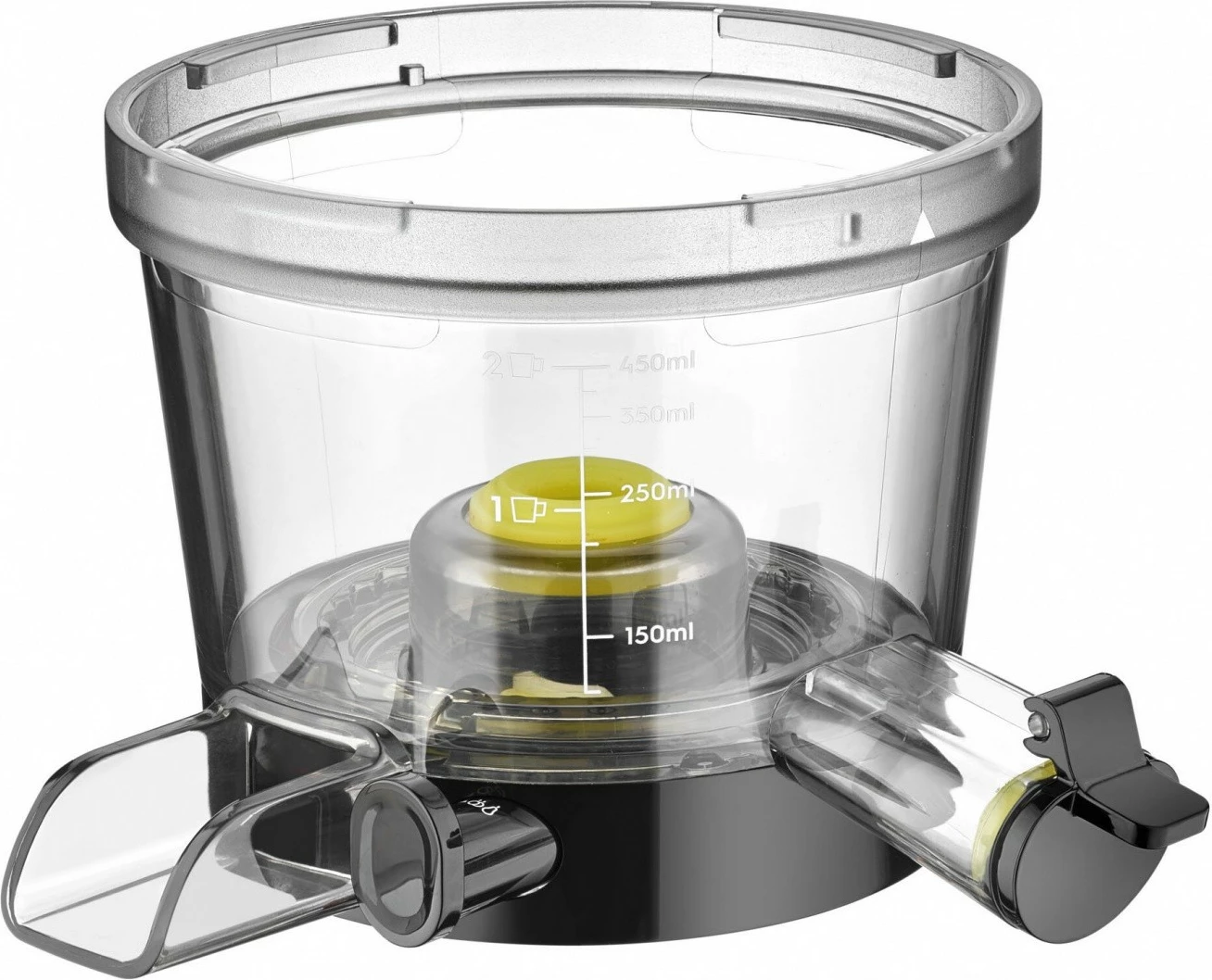 Shtrydhëse frutash Amica JSM 4014, slow juicer, 1L, funksion akullore, inox/zezë