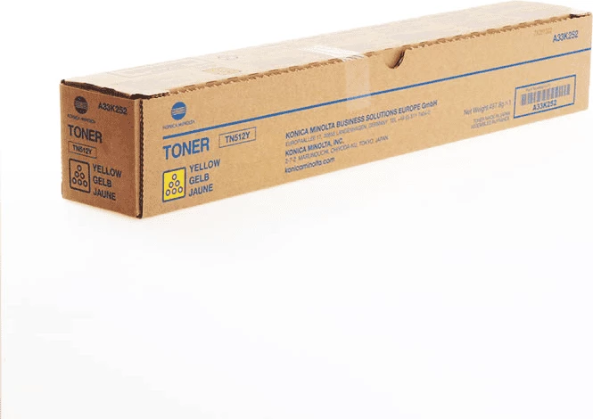 Toner, Konica Minolta, TN512Y / A33K252, rendiment 35000 faqe, e verdhë