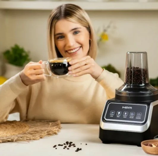 Robot kuzhine MPM MRK-27, 2600 ml, 2000 W, i zi/argjend