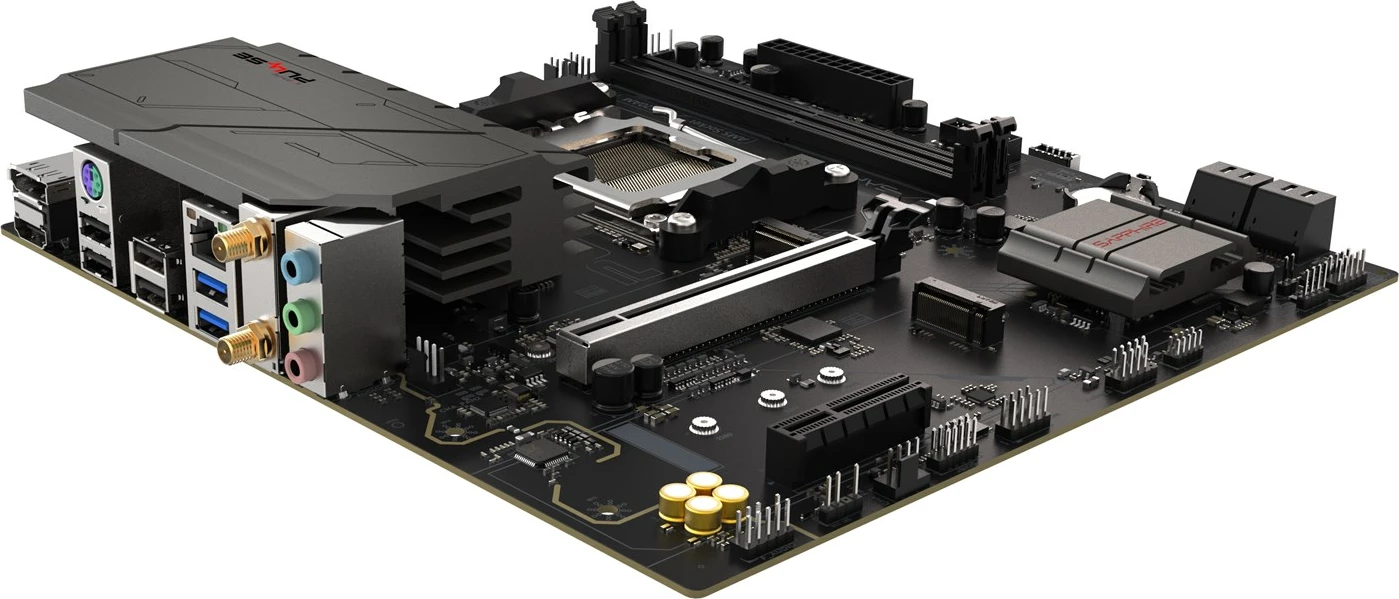Pllakë amë Sapphire PULSE A620AM, Socket AM5, micro ATX, E zezë