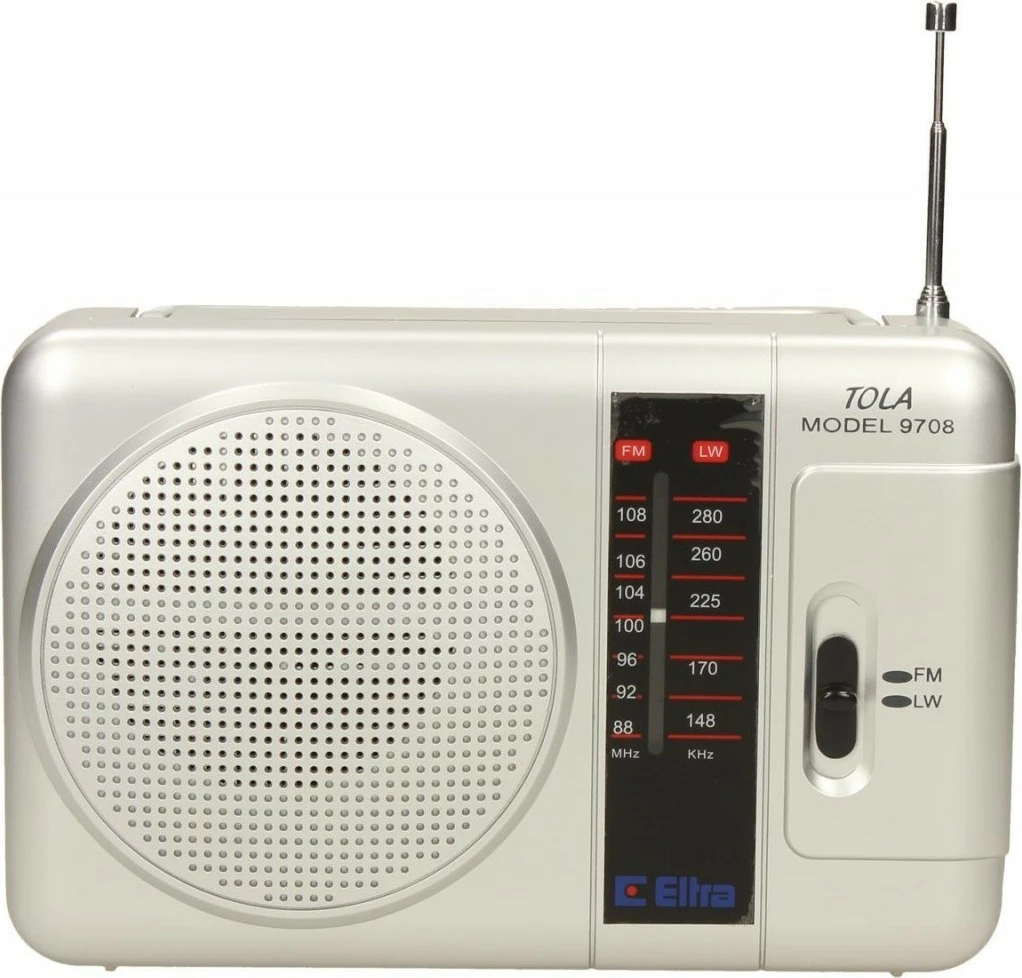 Radio portabile Eltra TOLA, mono, FM/LW, argjend