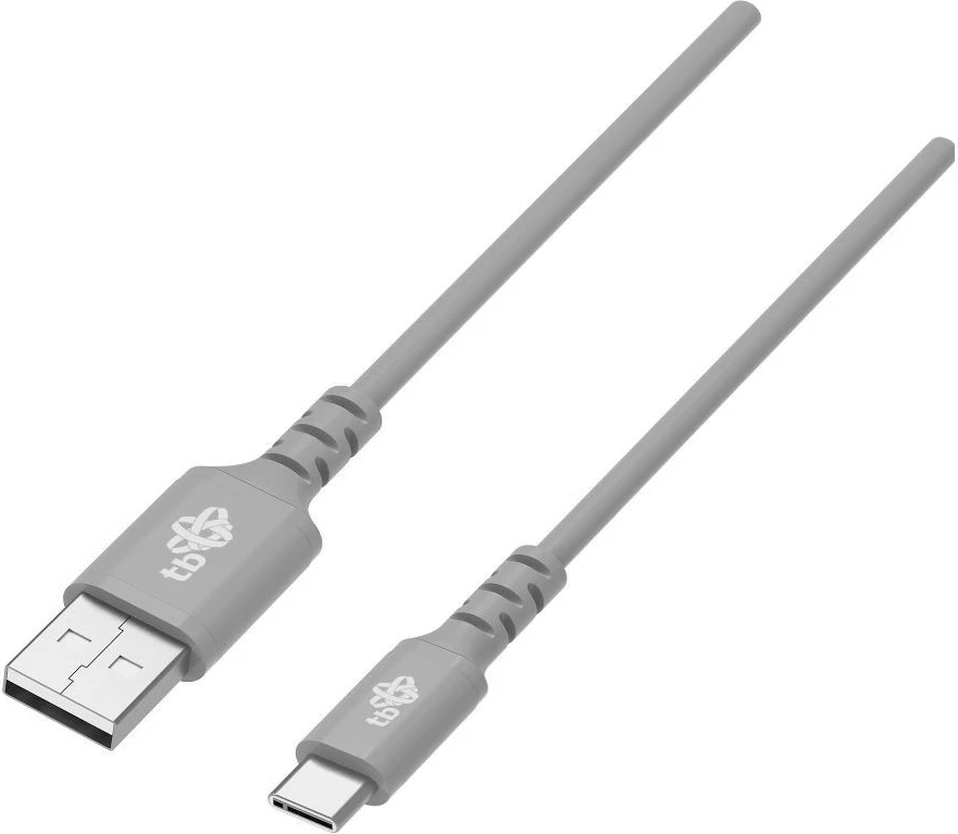 Kabllo USB në USB Type-C TB AKTBXKUCMISI20G, 2m, silikon, Gri