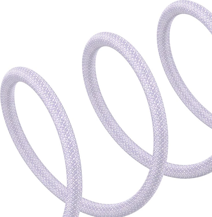 Kabllo Baseus Gem USB në IP, 2.4A, 1 m, Vjollcë