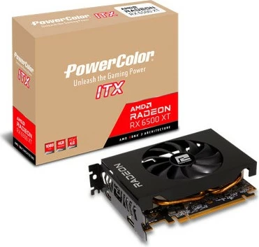 Kartelë grafike PowerColor Radeon RX 6500 XT 4GB GDDR6 PCI Express 4.0 e zezë
