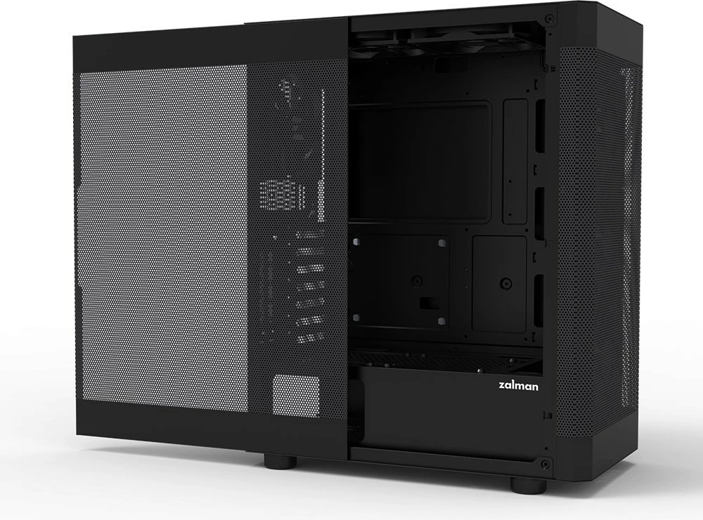 Kasë Zalman I4, Midi Tower, ATX/Micro ATX/Mini ITX, 6 ventilatorë, e zezë