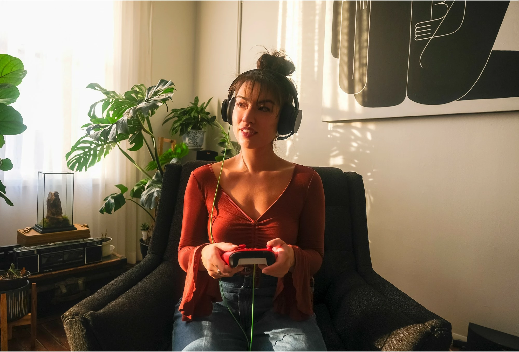 Kufje Microsoft Xbox Stereo, Wired, Gaming, 740 g, të zeza