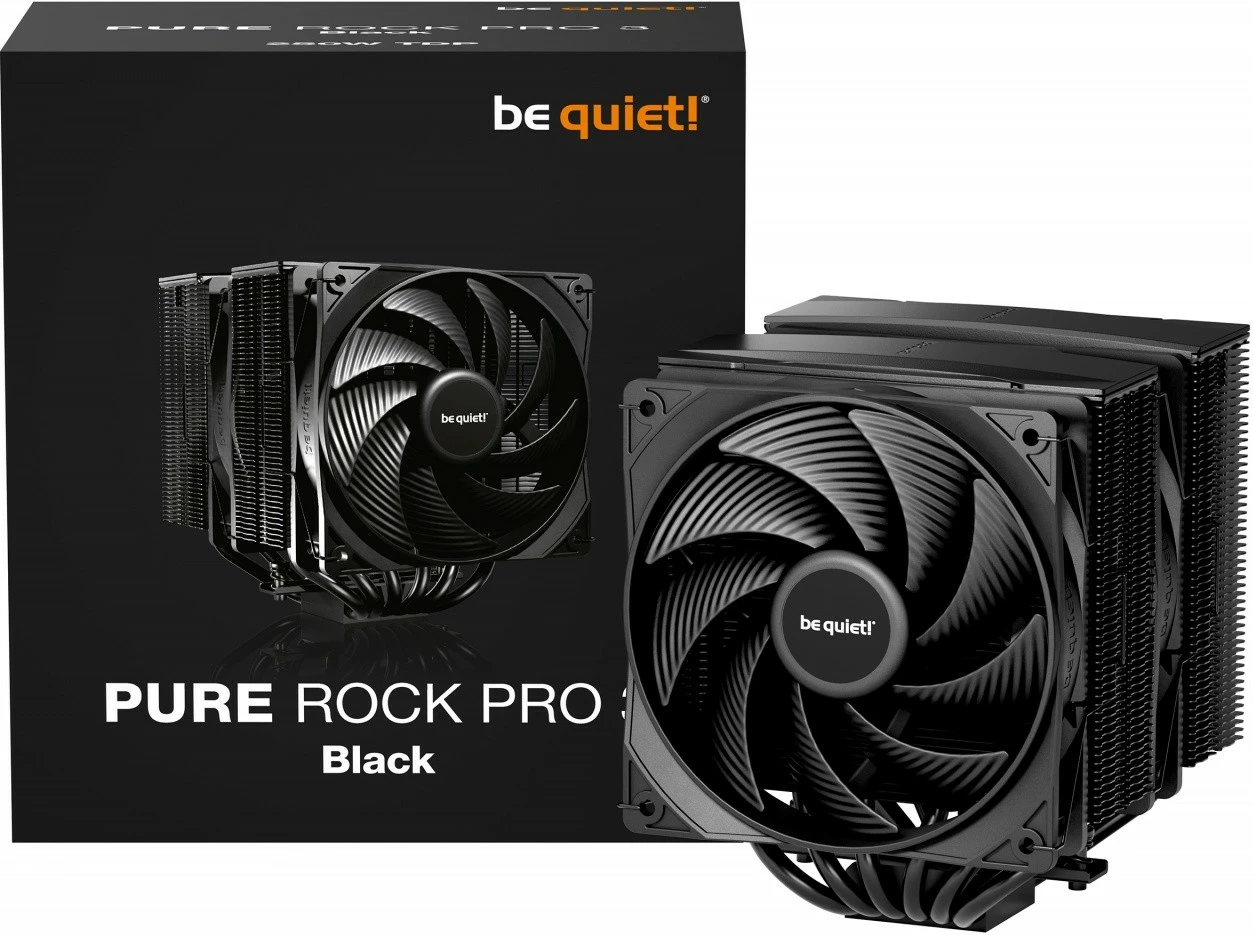 Kasë ftohëse CPU Be quiet! Pure Rock 3 PRO BK042, 2 ventilatorë 12 cm, e zezë