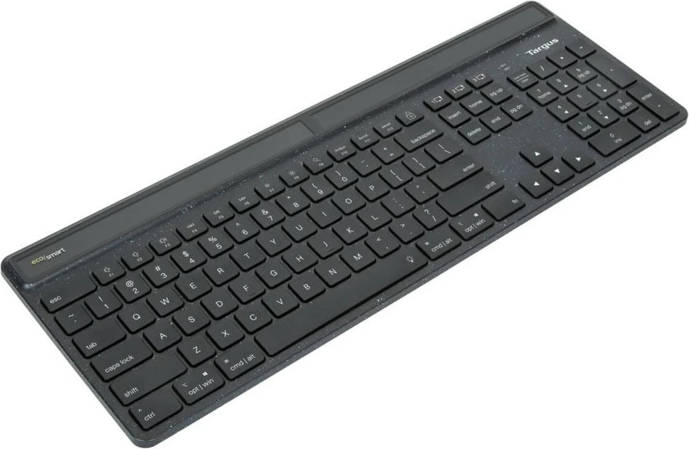Tastierë Targus EcoSmart, Bluetooth 5.0, QWERTY Nordik, LED, e zezë