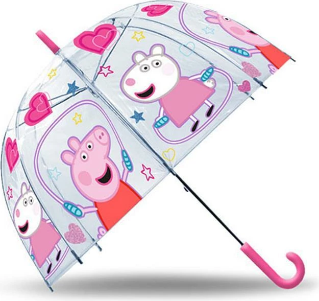 Çadër transparente EUROSWAN Peppa Pig Ø46cm