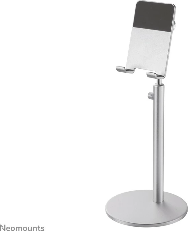 Mbështjellës tavoline Neomounts DS10-200SL1 për celular, rregullim lartësie, alumini, argjend