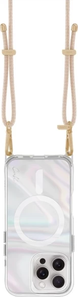 Mbështjellës UNIQ Coehl Savon me karikim magnetik për iPhone 16, Transparent