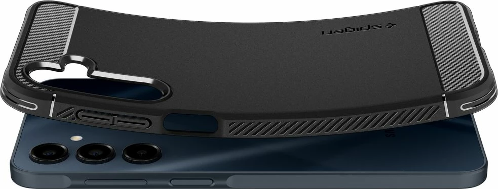 Mbështjellës Spigen Rugged Armor për Samsung Galaxy A16, i zi