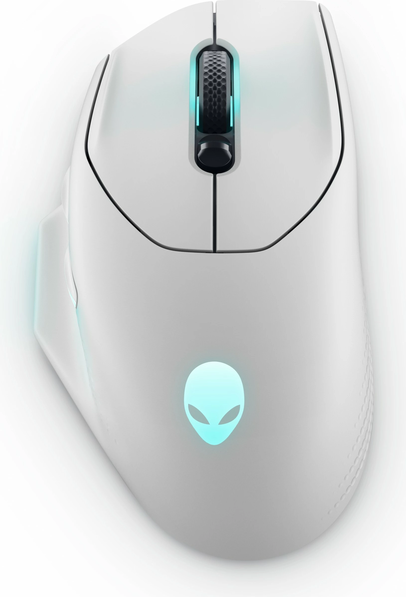 Maus Dell Alienware AW620M, optik, 7 taste, kabllo/pa kabllo, i bardhë