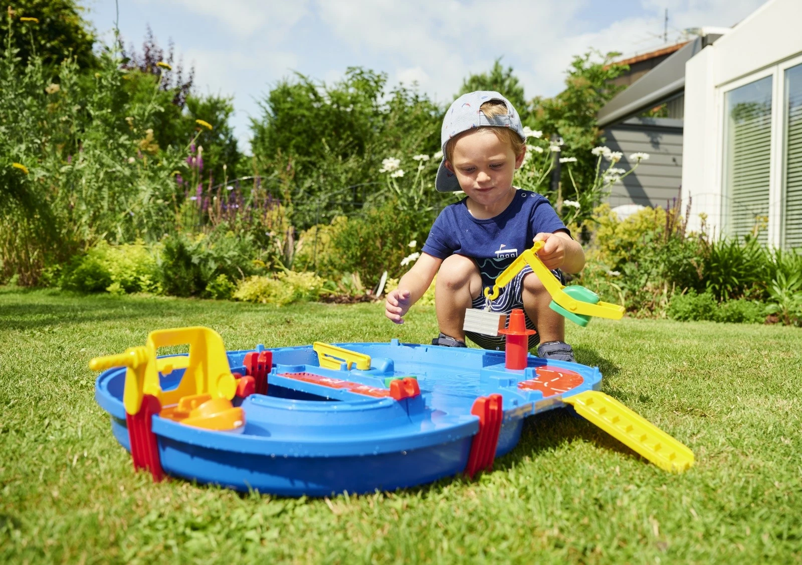 Set lodrash uji Smoby AquaPlay StartSet, 21 pjesë, Blu