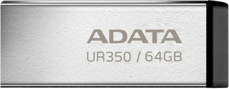 Pendrive Adata UR350, 64GB, USB 3.2 Gen1, Metal, e zezë