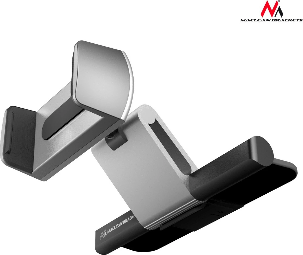 Mbështjellës telefoni për veturë Maclean MC-782, për CD slot, i zi/argjendtë