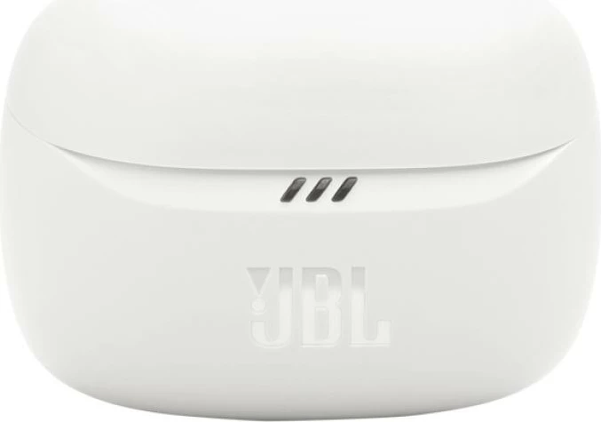 Kufje in-ear pa tela JBL Tune Beam 2 JBLWBEAM2WHT anulim zhurme adaptiv, JBL Spatial Sound, deri 48 orë bateri, IP54, të bardha